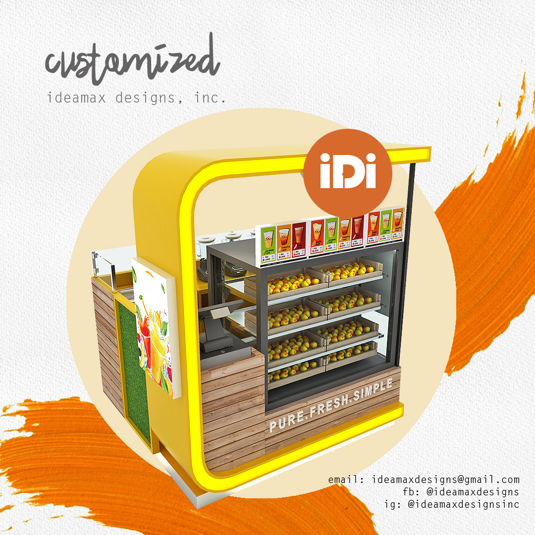 ideamaxdesigns's tweet photo. Are looking for a kiosk design?  
Message us!

We can help your brand create a design
that will surely catch attention.

Send us a DM or email us at ideamax.sales@gmail.com
Let us design for you. 

#foodkiosk #design #designph #designer https://t.co/gz032tjm27