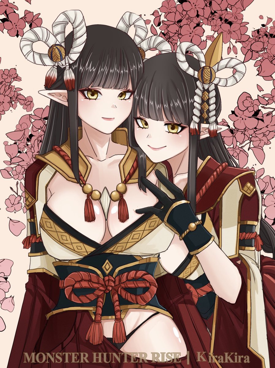 OnlyEylinlin's tweet photo. 魔物獵人 火芽&amp;水藝
個人特別喜歡水藝 ♥

#受付孃 #ヒノエ #ミノト 
#MonsterHunterRise  
#モンスターハンターライズ https://t.co/S9e3bES6gH