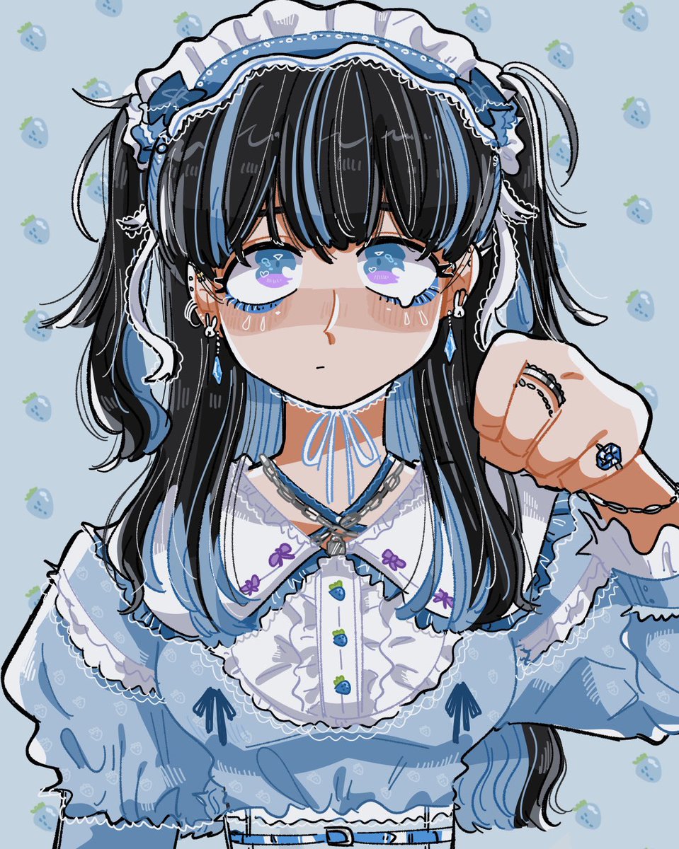 ヘッドドレス かいばしらのイラスト