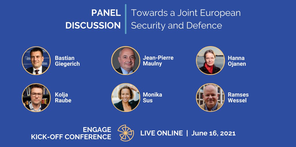 What is missing for the 🇪🇺 to effectively coordinate joint action in #CFSP and #CSDP?

To join the discussion on June 16 at 1:30 p.m. CEST, register here 👇
bit.ly/ENGAGE16Jun