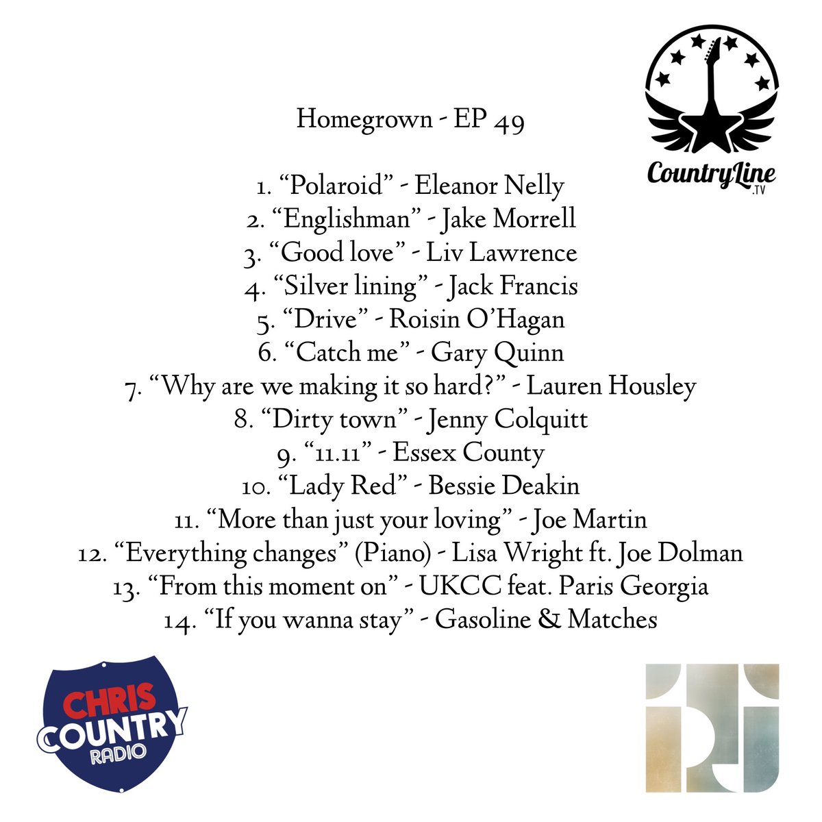 CountryLine Radio (@countrylinerad) on Twitter photo It’s almost #homegrown time again & on this week’s show <a href="/TimProtteyJones/">Tim Prottey-Jones</a> is bringing you brand new music from <a href="/JoeMartinMusic/">JoeMartinMusic 🎵⚡🧡</a>, @lisawrightuk & <a href="/JoeDolman96/">Joe Dolman</a> as well as some favourites from the past few years, incl. <a href="/Thejakemorrell/">Jake Morrell</a> & <a href="/eleanor_nelly/">Eleanor Nelly</a>. Tune in, tomorrow from 8pm! It’s almost #homegrown time again & on this week’s show <a href="/TimProtteyJones/">Tim Prottey-Jones</a> is bringing you brand new music from <a href="/JoeMartinMusic/">JoeMartinMusic 🎵⚡🧡</a>, @lisawrightuk & <a href="/JoeDolman96/">Joe Dolman</a> as well as some favourites from the past few years, incl. <a href="/Thejakemorrell/">Jake Morrell</a> & <a href="/eleanor_nelly/">Eleanor Nelly</a>. Tune in, tomorrow from 8pm!