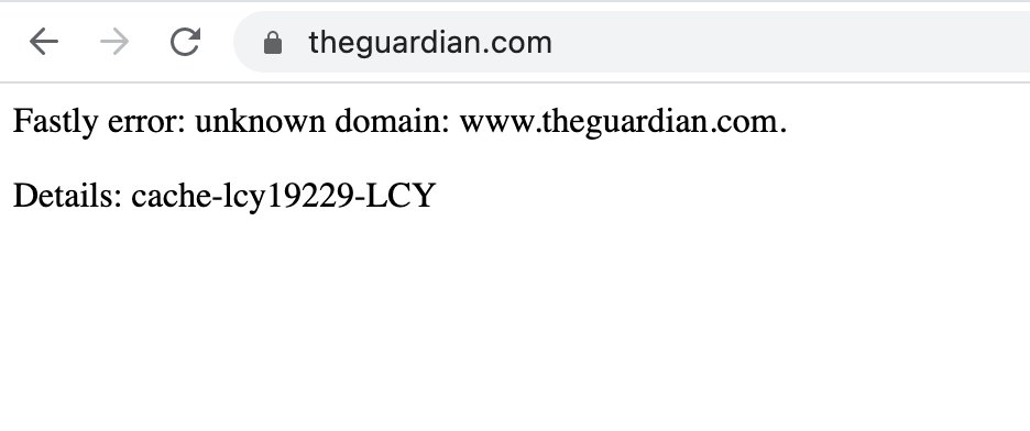 The #FastlyDown outage has been resolved and images and Vimeo embeds are now back. During this outage our downloads were still fully functional and users could access their accounts. (Unlike, as one example, The Guardian's site... 😳)