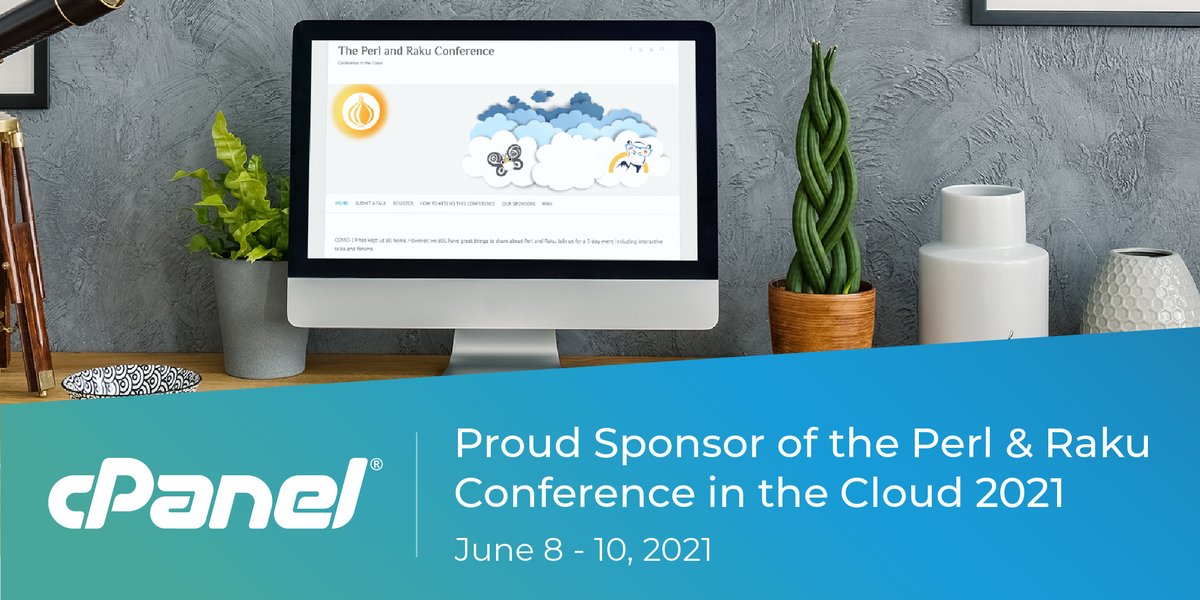 cPanel's tweet image. Join cPanel&apos;s CTO Phil Jackson as he kicks off the opening session 2021 Perl and Raku Conference.
perlconference.us/tprc-2021-clou…
#tprc2021 #cPanel #perl #raku