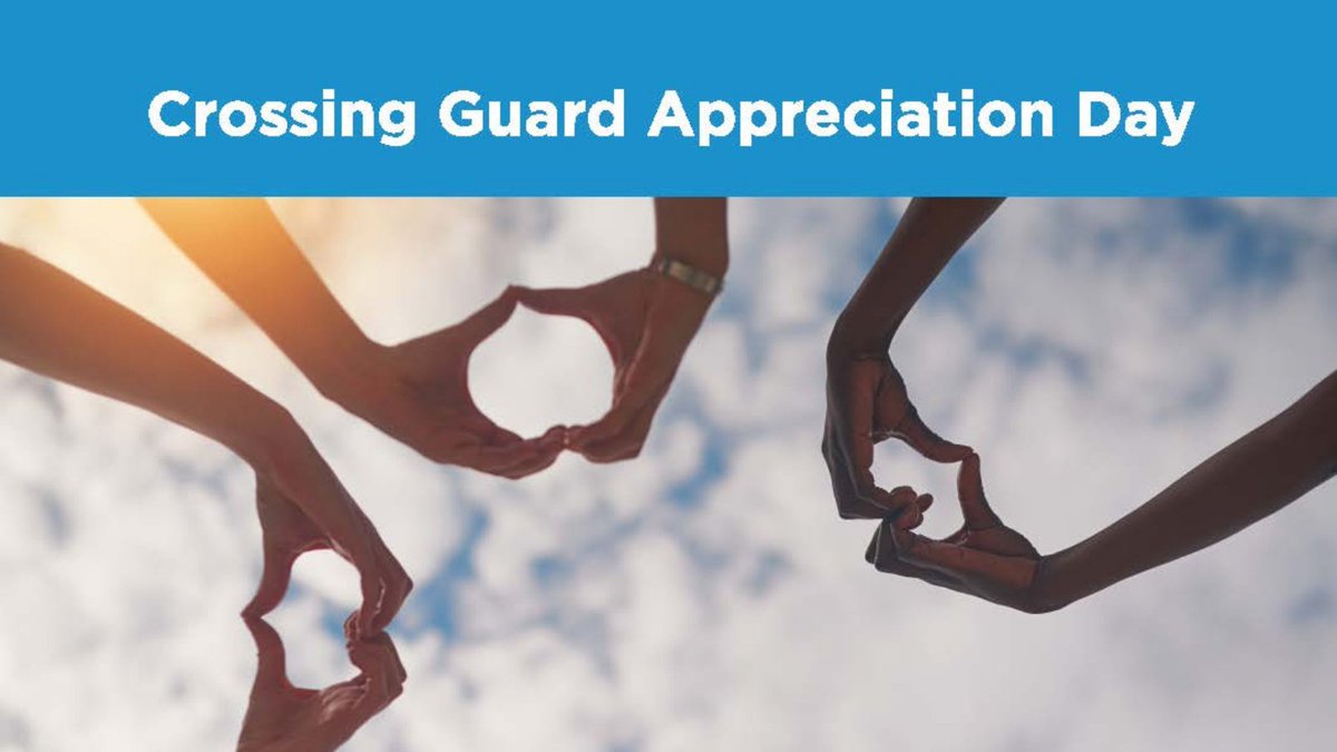 Today is Crossing Guard Appreciation Day! Be sure to take a moment to give your neighbourhood crossing guards a virtual thank you for all that they do to ensure the safety of students.