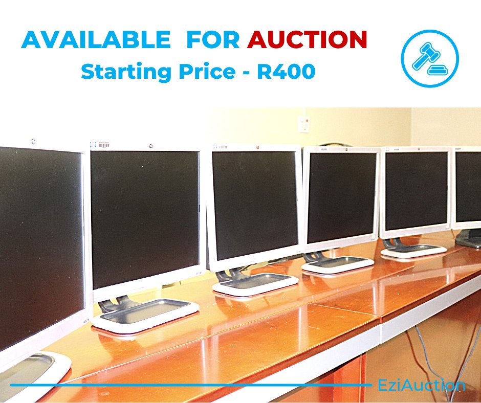 ezi_auction's tweet photo. *AUCTION IS OPEN!* 
Join us on the 8th of June at 11:00 to bid for an HP Monitor.
Click here to start – https://t.co/VL7cdk24fm.
Bids Close: 13th of June 23:59
Starting bid amount: R400
For more information visit our website - https://t.co/bXXrc1a2Qz. https://t.co/h6CdSoi3dY