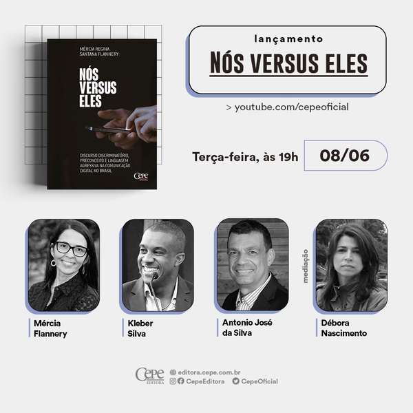 Join us for the book launch of Professor Mércia Flannery's new book NÓS VERSUS ELES. June 8th 6pm EST (18:00) streaming on youtube. <a href="/CepeOficial/">Companhia Editora de Pernambuco</a> <a href="/UPennSAS/">UPenn SAS</a> @LALS_UPENN <a href="/upennlib/">The Penn Libraries</a>