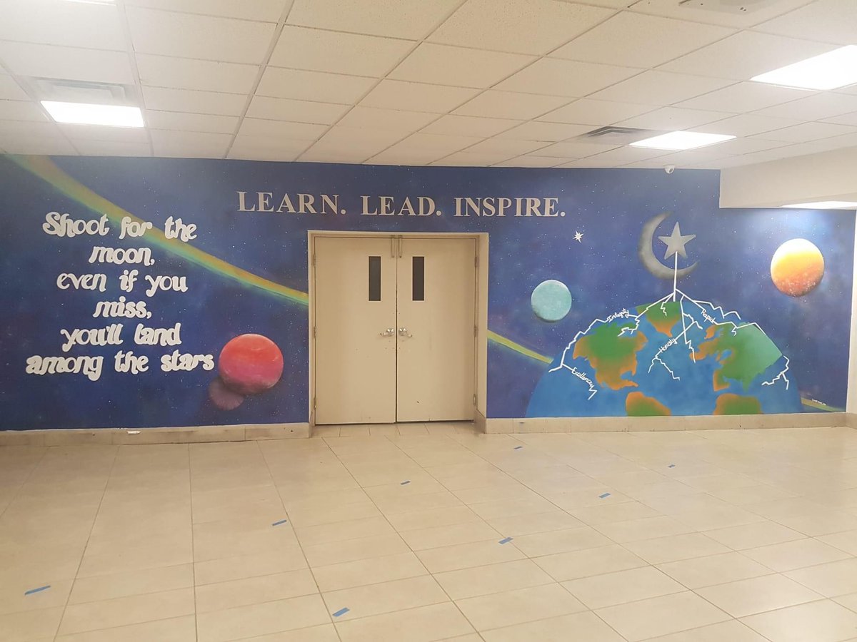 A beautiful mural by a beautiful soul. She wanted to leave a legacy. And she sure did. #OurLondonFamily