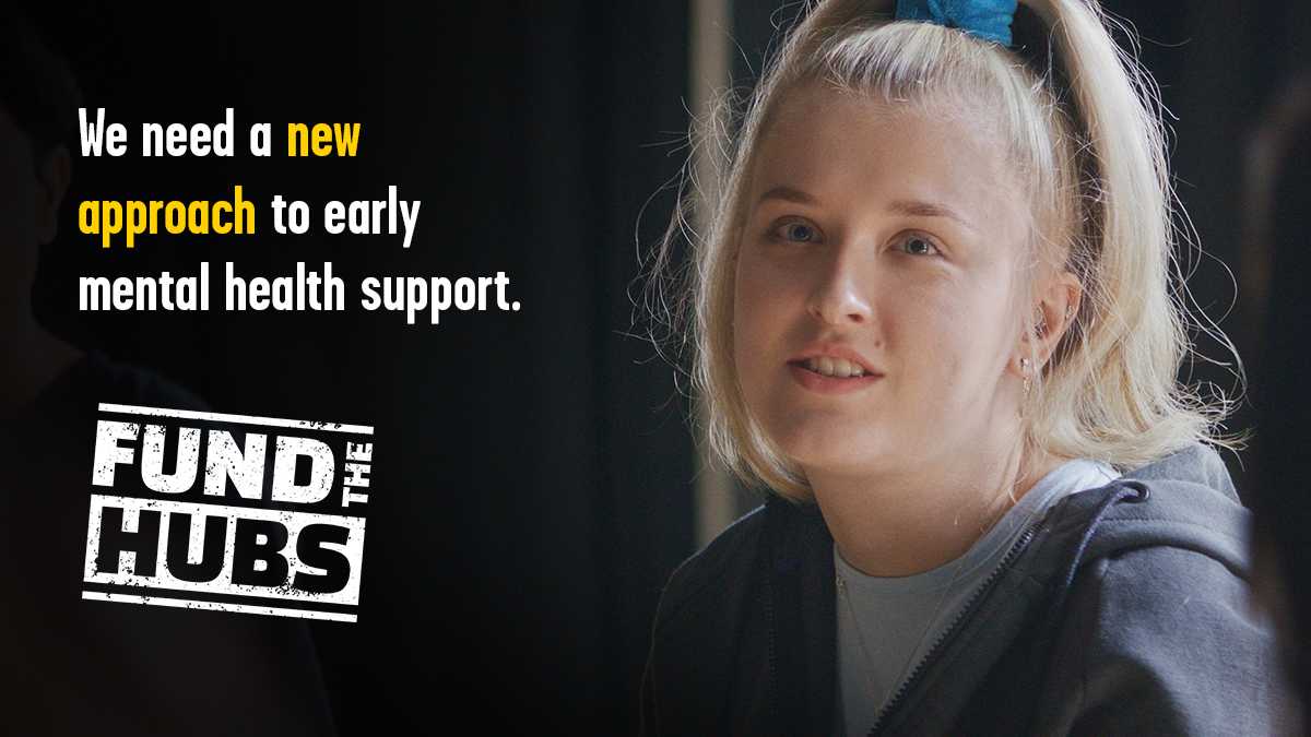 Hundreds and thousands of young people are struggling with their mental health. Too often, they don't get support when they first need it. 

Please join us and take action - ask your MP to support the #FundTheHubs campaign: centreformentalhealth.org.uk/news/fund-hubs