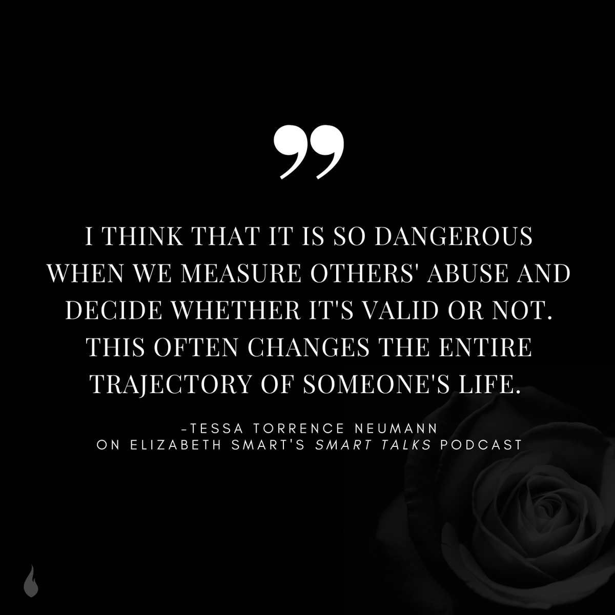 TheStrongPod's tweet photo. Thank you to the @elizabethsmartfoundation for your support and for sharing your platform with other survivors, allowing a safe space for them to share their stories. You can hear more from @tessatorrenceneumannstrong on episode 2.03 of Smart Talks. 

#STRONG #IBelieveYou https://t.co/TV4i1tAk86