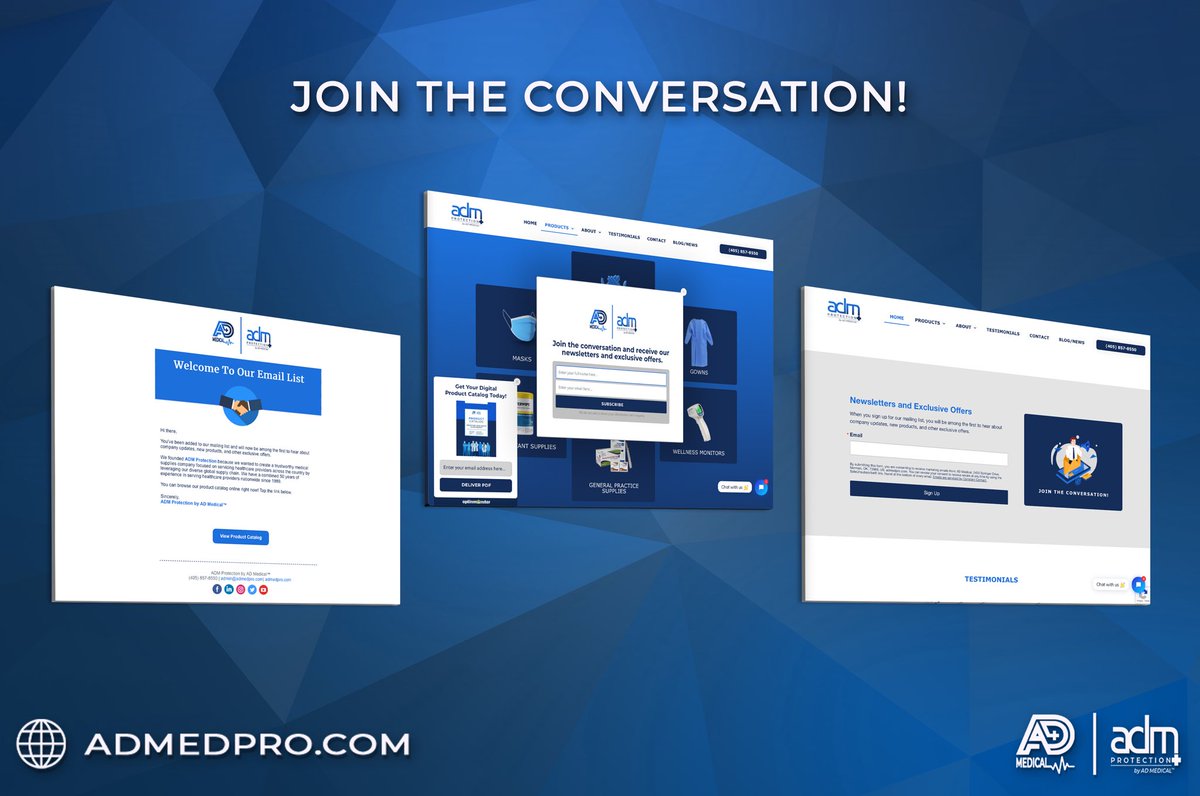 ADMEDPRO's tweet photo. Have you signed up for our email list yet?

Be the first to hear the latest news and gain exclusive access to new products and upcoming sales promotions before being announced publicly.

👉Tap the link in our bio to join the conversation and begin receiving your exclusive offers! https://t.co/yOPFjGilgg