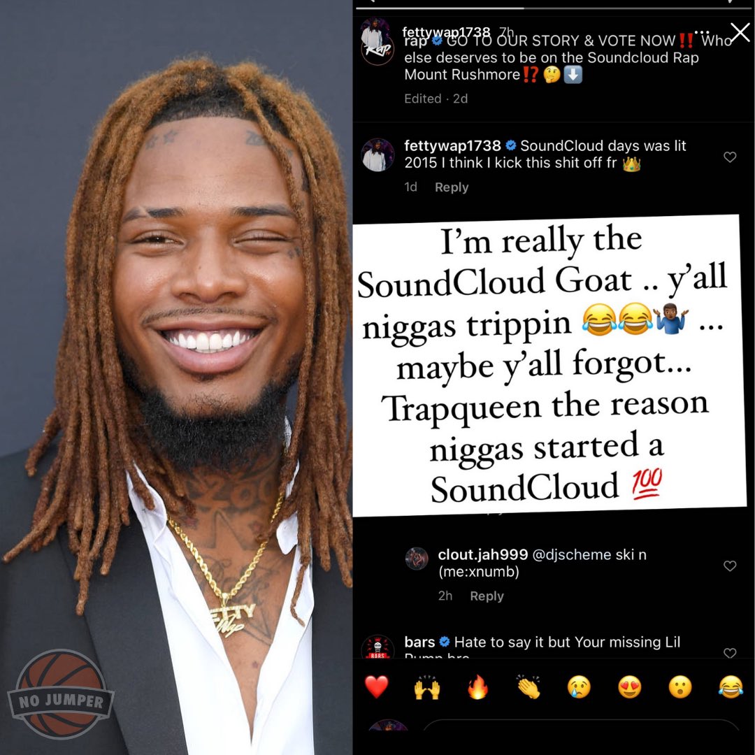 nojumper's tweet photo. Is #fettywap the SoundCloud goat?👀 https://t.co/R2Y8H6h70m