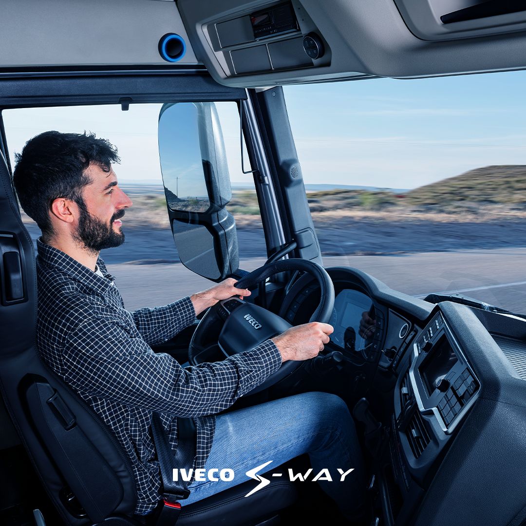 It'll help you save fuel, support you in protecting the environment, take care of you while you're driving, and be with you the whole way. It’s the new IVECO S-WAY, taking it to the next level. For enquiries on the S-WAY contact Carl Cloherty at carl.cloherty@ivecoretail.co.uk