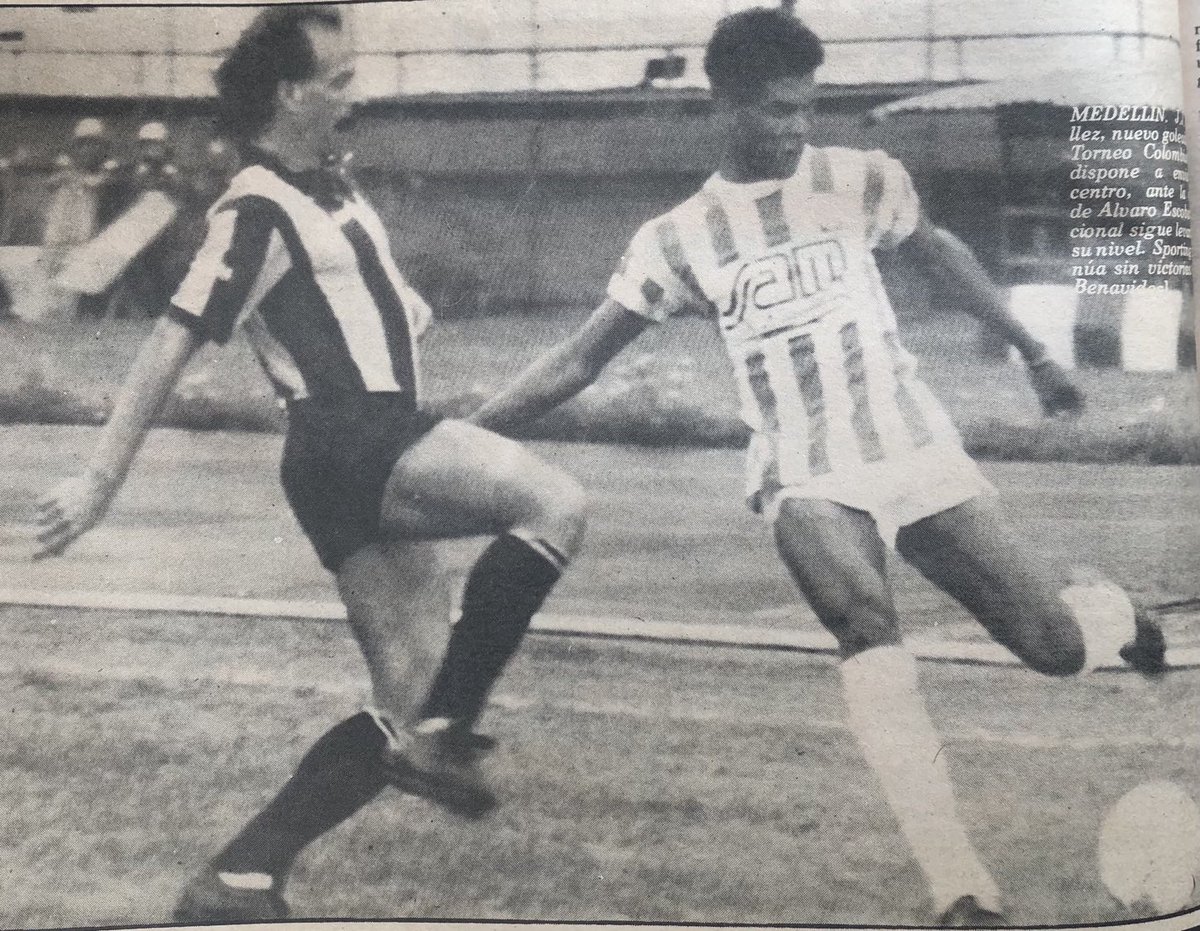 BoteFutbol's tweet photo. 1989 #FPC #Trellez de @nacionaloficial es marcado por #polacoEscobar del #SportingdeBarranquilla @PipeZarruk @NelsonBedoyaSan @diosesazul1946 @bananoverdolaga @Sergiolondono @josasc @PauloCCortes @Jucahevi68 https://t.co/f04reBrmx5