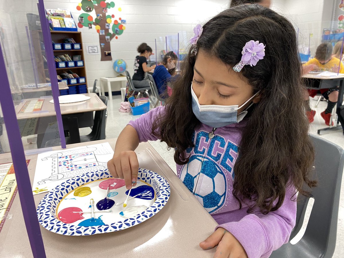 Color day in second grade! 🌈