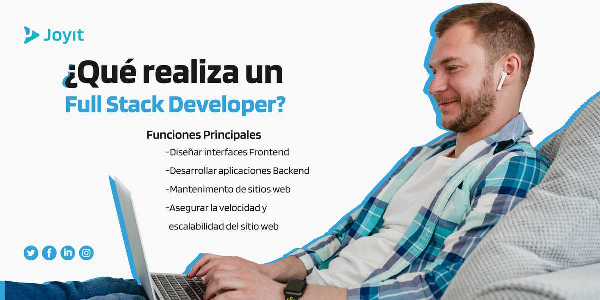 Joyit_'s tweet photo. ¿Sabes qué es un Full Stack Developer? Este es un nuevo tipo de programador, que trabaja con pilas completas, desde el #back hasta el #front, es muy solicitado en las grandes empresas.

#fullstack #business #fullstackdeveloper #developer #software #github #html https://t.co/j3Wb82nkPx