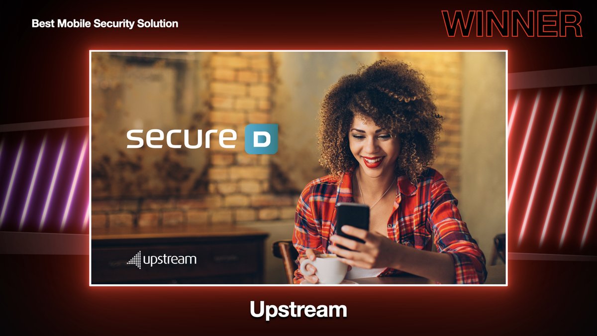 SCmagazineUK's tweet photo. The #SCAwardsEurope trophy for Best Mobile Security Solution category goes to…@UpstreamGlobal for Secure-D congratulations! https://t.co/Y877qx0hwv