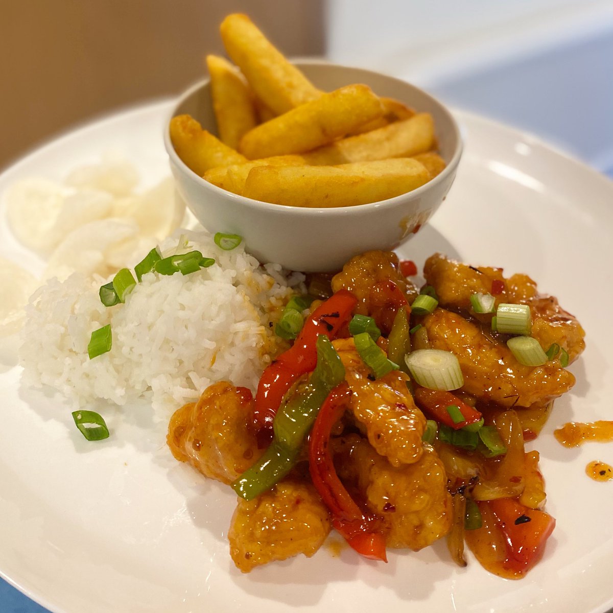 One of today specials - Sweet chilli chicken 🌶 🍚 
#prentongolfclub #golfclub #golfwirral #golf #wirral #golfclub #golfclubcaterer #wirralfood #visitwirral #eatlocal #wirralgolf #festivalofgolf