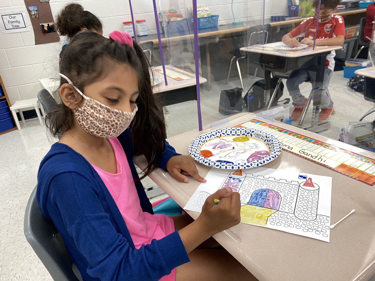 Color day in second grade! 🌈