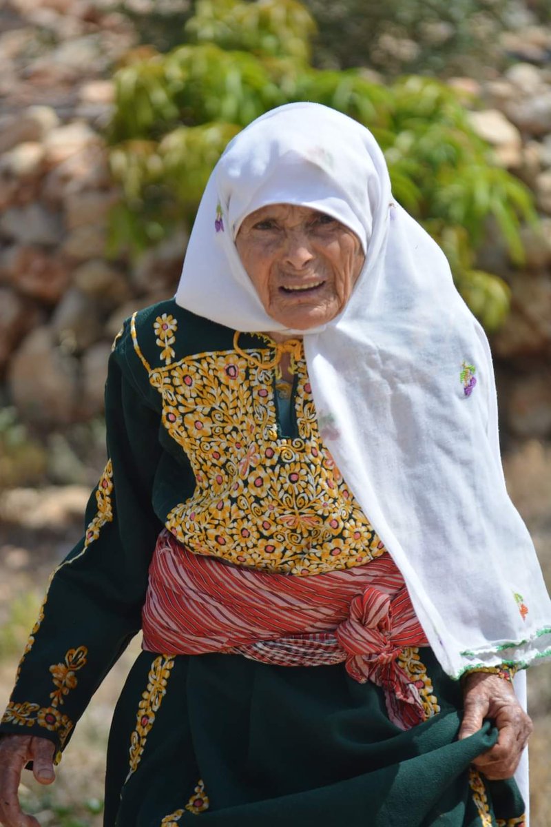 QudsNen's tweet photo. Despite being too aged, Hajja Hamda, an old #Palestinian woman from the village of Zawiya in the occupied West Bank district of Salfit, is still farming her land and preserving her rural lifestyle. https://t.co/Lugka4SbgS
