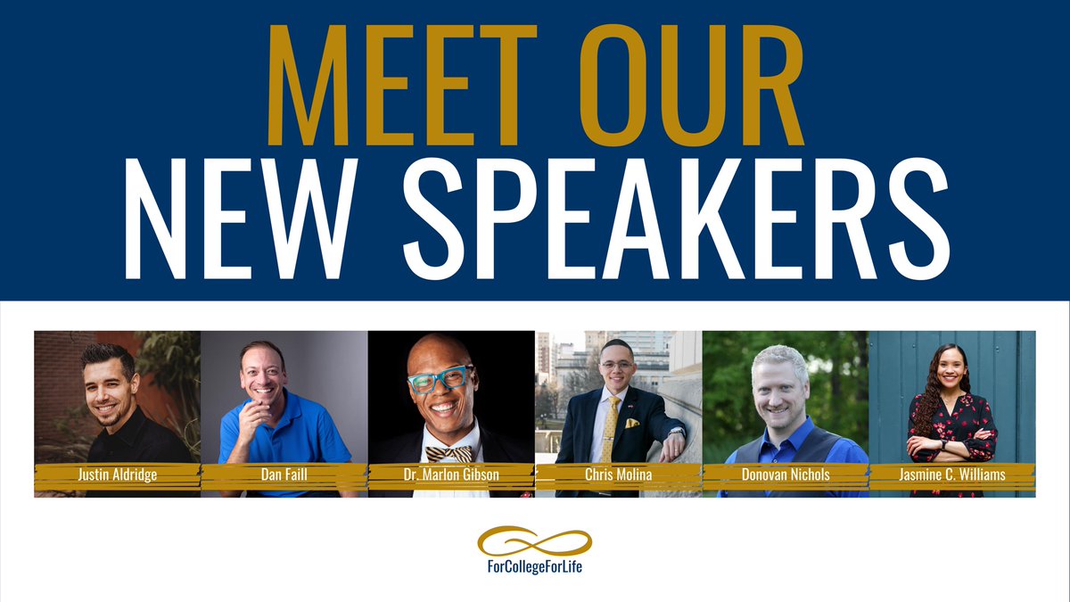 ForCollegeForLife welcomes six new leading voices, adding experience and topic-depth to our loaded roster. 🎤 ForCollegeForLife.com/speakers