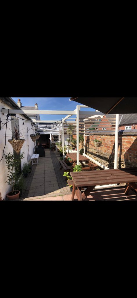 BillesdonPub's tweet photo. Our courtyard seating area is really taking shape now,people that know this pub in the past appreciate this area was never really used however with a bit of hard work/love it has come back to life! Come &amp; have a drink or two &amp; say hello.. @coolasleicester #leicesterbeergardens https://t.co/QeB5fXTcOh