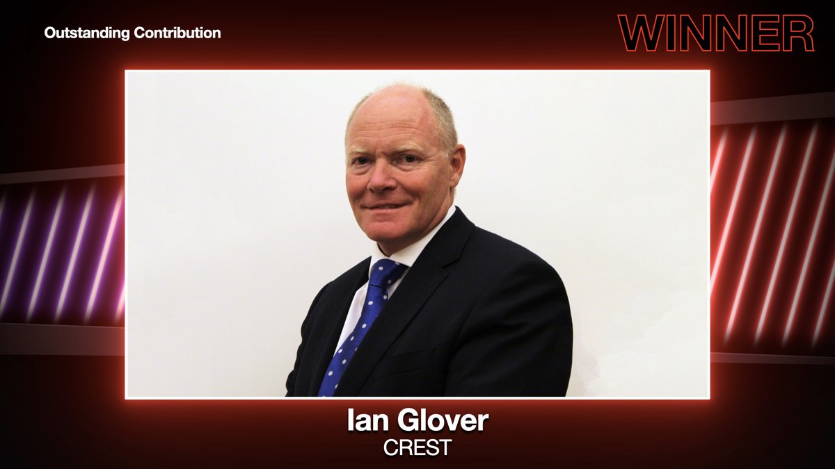 SCmagazineUK's tweet photo. The #SCAwardsEurope award for Outstanding Contribution goes to…Ian Glover for @CRESTadvocate, congratulations! https://t.co/mUuSZfuJCq