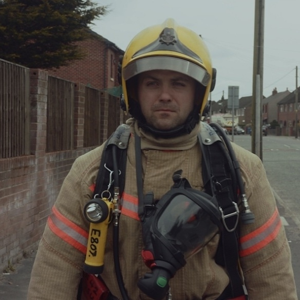 firefighter Charlie Thompson