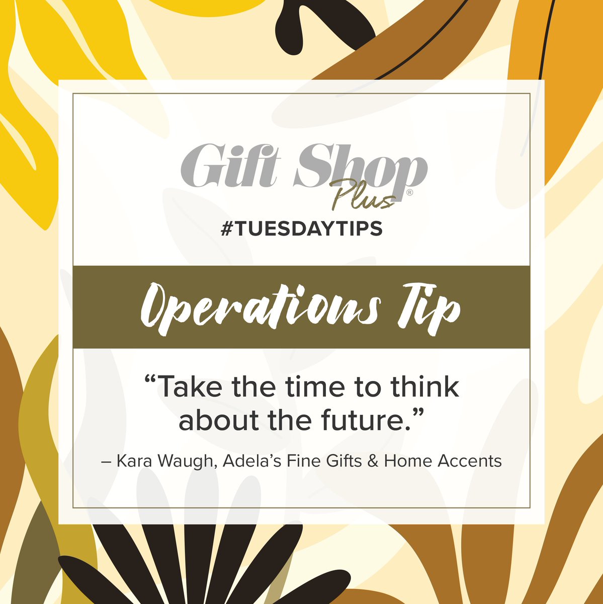 giftshopmag's tweet image. Kara Waugh, Adela’s Fine Gifts &amp;amp; Home Accents, explained: “I have a list of things I want to add to the store or directions I can pivot in if business dips (like it did in 2020) or new competitors open nearby.” #TuesdayTips #OperationsTips #RetailTip