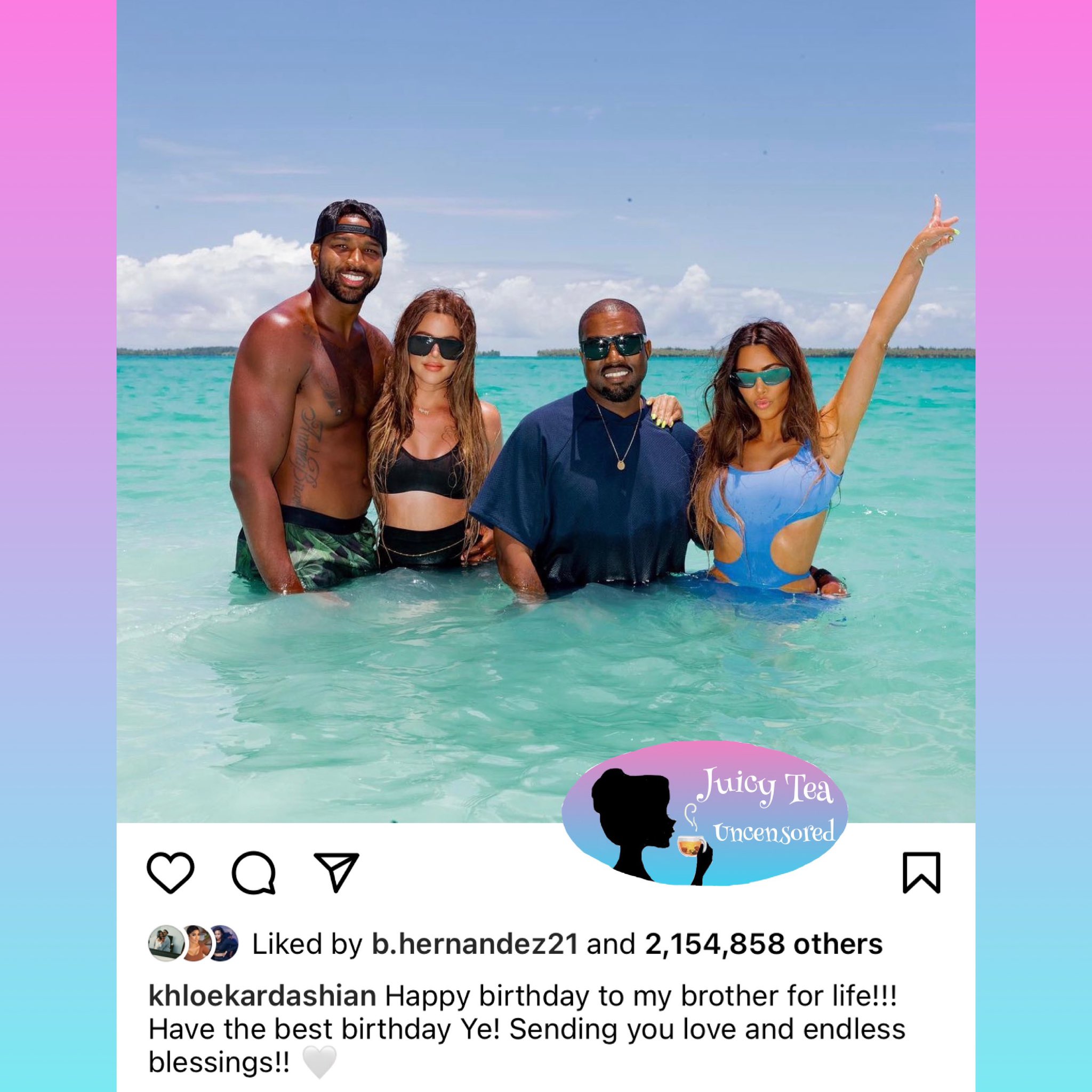 Khloe Kardashian wants to wish Kanye West a Happy Birthday.   