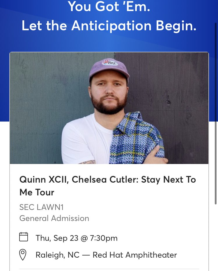 therealcaye's tweet photo. I did it #staynexttome @QuinnXCII @chelseacutler @taiverdes https://t.co/Wzx1b7XUpg