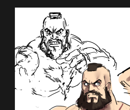 なんか今日ザンギとバイソン描いてたら終わっちゃったな… 