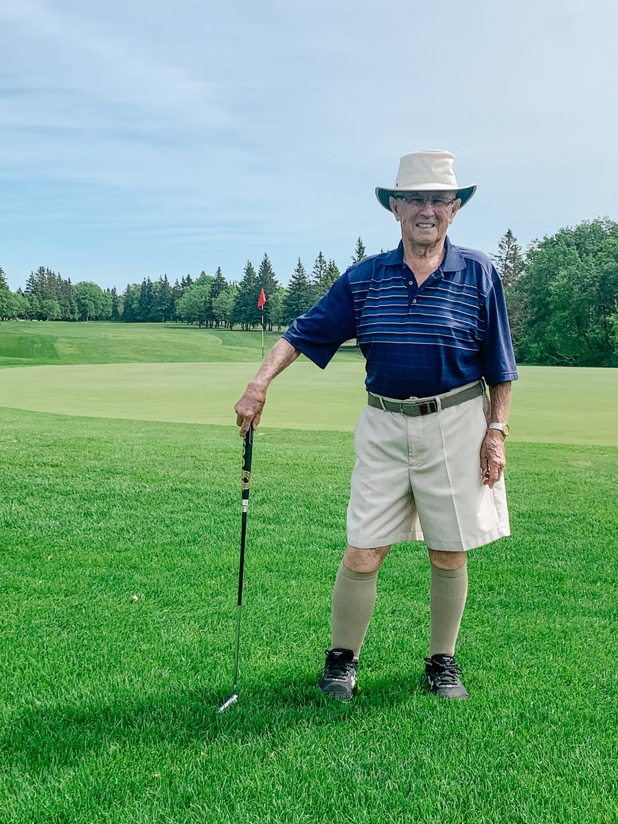 PineRidgeGolf's tweet photo. Happy Birthday 🎉
94 years young today and still grinding to get better🏌️
60 year Pine Ridge Member and Golf Manitoba Hall of Fame Member Gord Lenton!
#pineridgegolfclub #joinusattheridge #golfMB #MBgolf #golfwinnipeg #manitobagolfcourse #golfcourse #golfclublife #golfmembership https://t.co/fiXPqEjxk0
