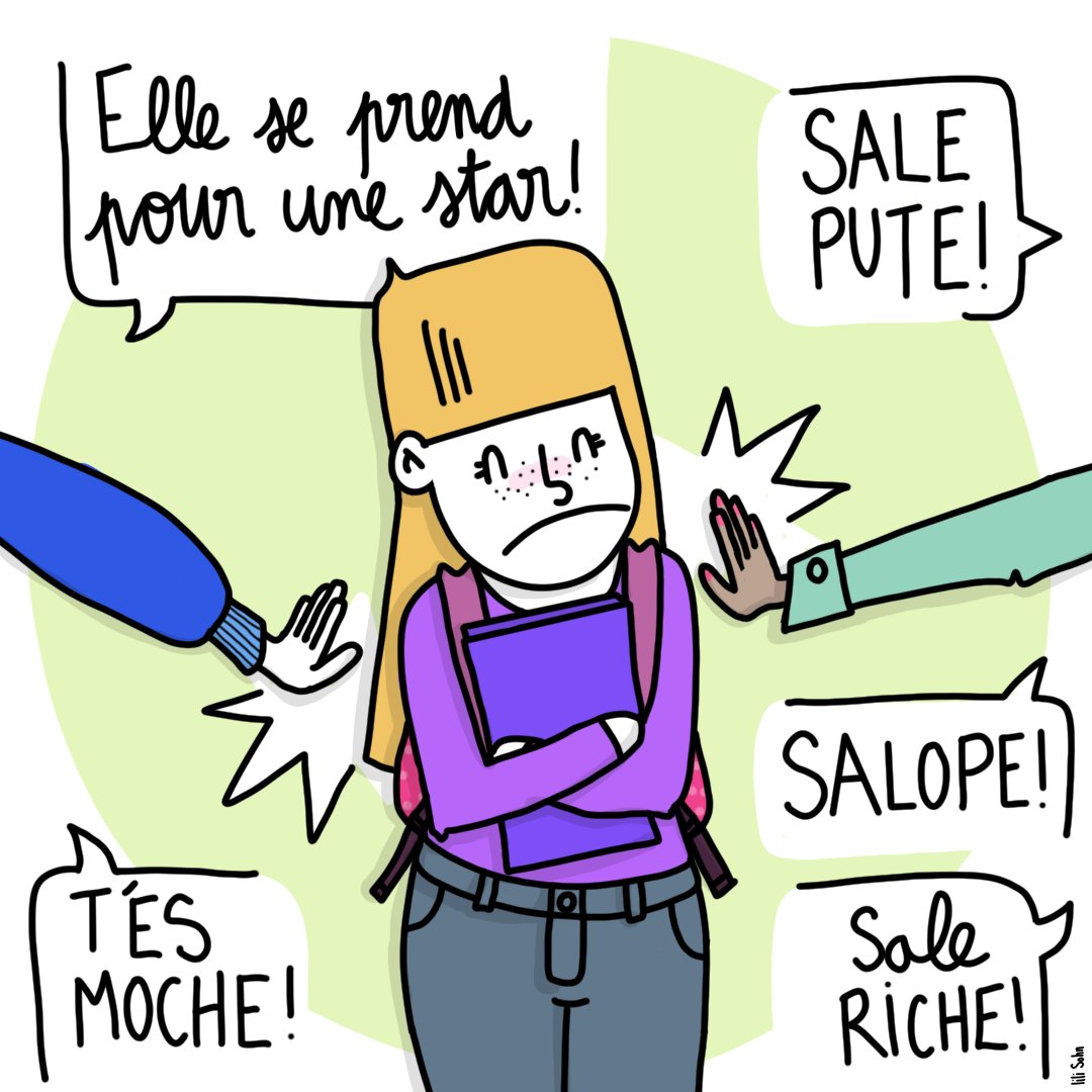 #violencejetquitte / Histoire 5 - Harcèlement scolaire