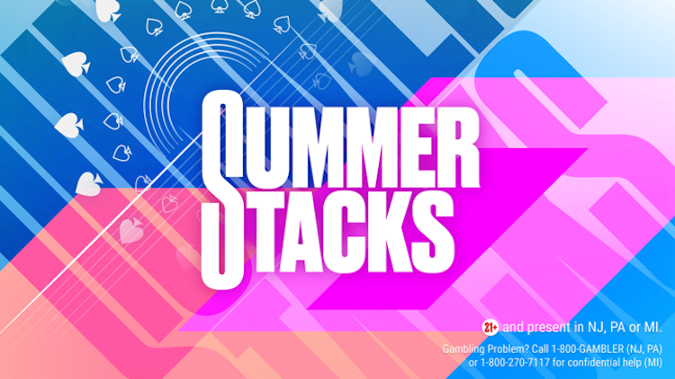 PokerStarsBlog's tweet photo. Bring your sunscreen... and your A-game. 

The Summer Stacks Festival is coming to all three US sites -- PokerStars PA, MI &amp; NJ from June 12-28. Each features 100 events with buy-ins $100 or less. $2.5M+ in guarantees across all three. 

Details, schedule: https://t.co/fas9VFHWCe https://t.co/gePcDdmmdT