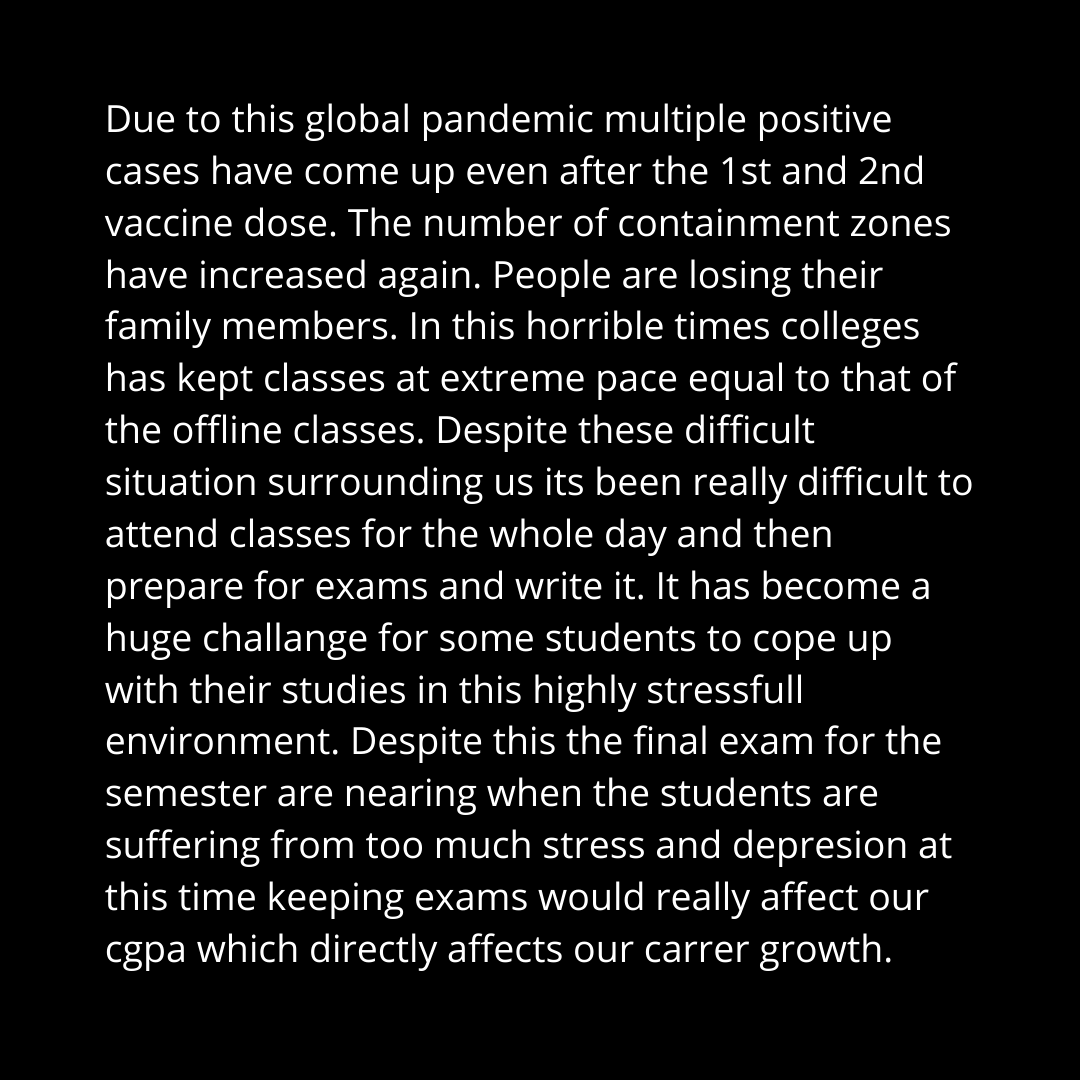 Pranesh_210's tweet photo. Hope VIT management understands and listens to their students' problems and demands atleast during these hard times and does the needful! our main demands are to
1) Cancel the FAT examinations.
2) Reduce the fee as the classes are being held online.
#enoughvit #enoughVIT https://t.co/In5l7mivTL