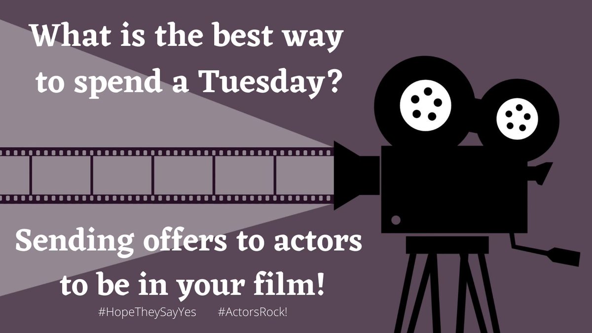 LookRear's tweet photo. Some offers going out today on our first round of casting!  Always exciting when you can get amazingly talented actors to agree to work on your film. #HopeTheySayYes #Actorsrock #Castings #featurefilms #indiefilms #Virginiafilm
#actorslife #filmmakers https://t.co/RoO967IqkZ