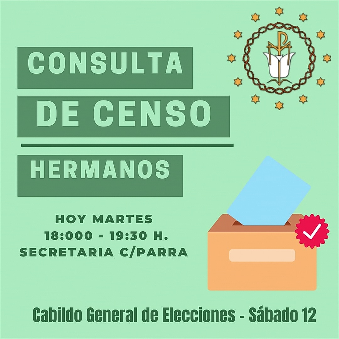 Esta tarde Secretaría permanecerá abierta para consulta del censo electoral de 18:00 a 19:30h para las elecciones del sábado 12 de junio
#eleccionesredencion2021
