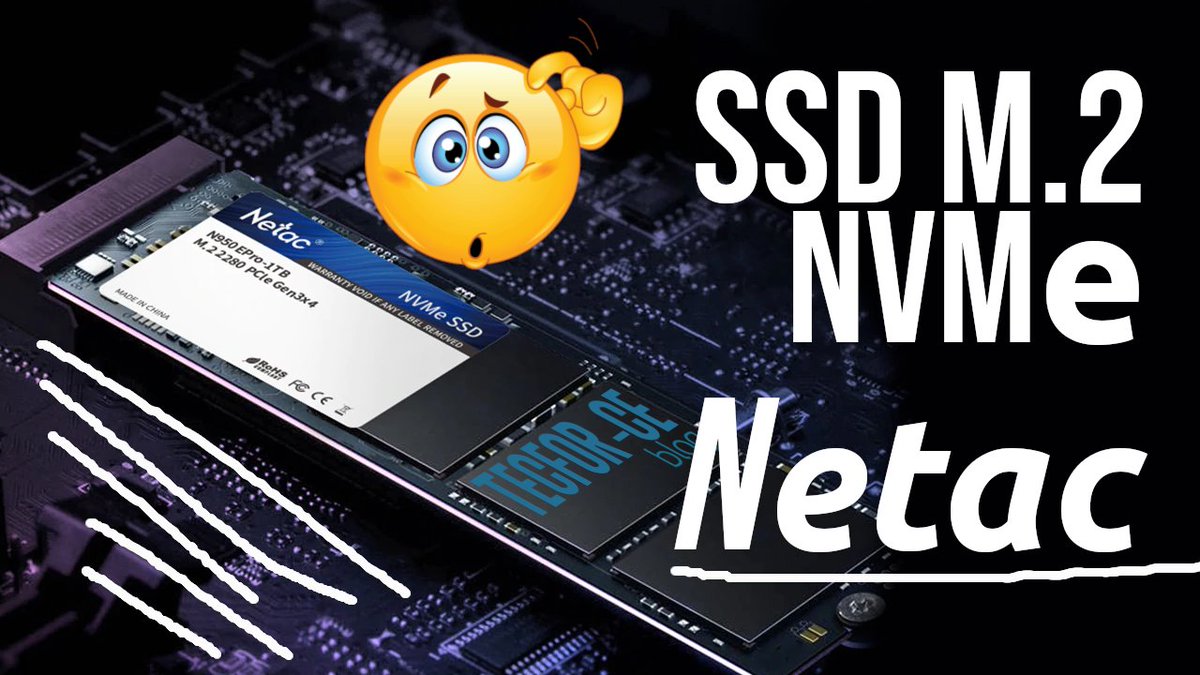 FabioSivha's tweet photo. SSD M.2 NVMe Netac - Será que é bom? https://t.co/mFVwgDxadg via @YouTube 
#nvme #SSD #AliExpressEspana https://t.co/W7N5nMoUor