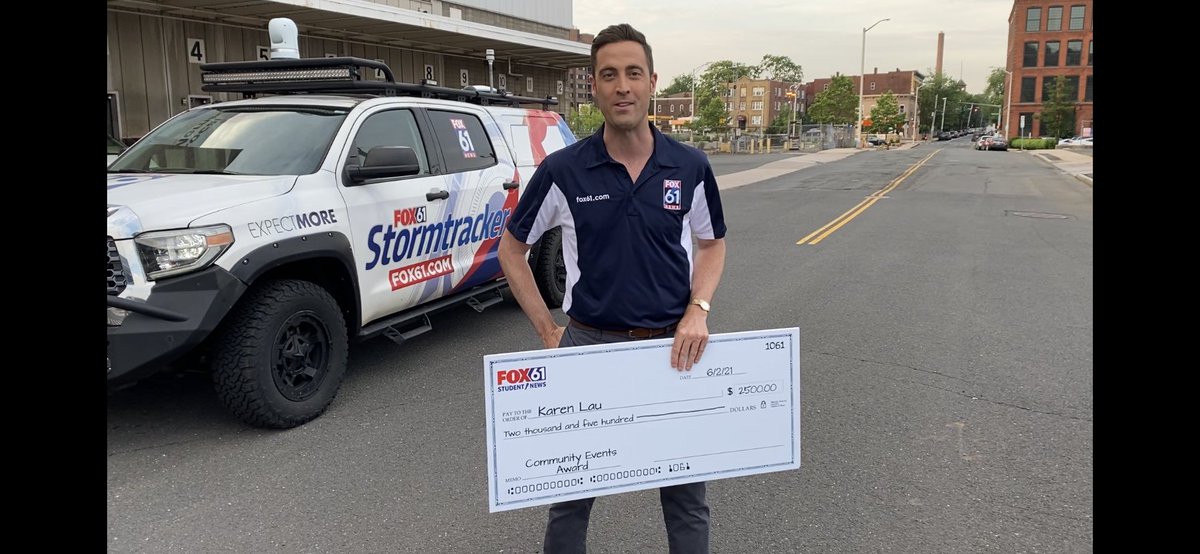 Our <a href="/FOX61News/">FOX61</a> Student News Awards Tour makes its first stop! Congratulations Sam and Glendon! These Norwich Free Academy classmates will share $2k in scholarship money thanks to our sponsor <a href="/bigyfoods/">Big Y Your Family Market</a> #journalism #studentnews #bigy