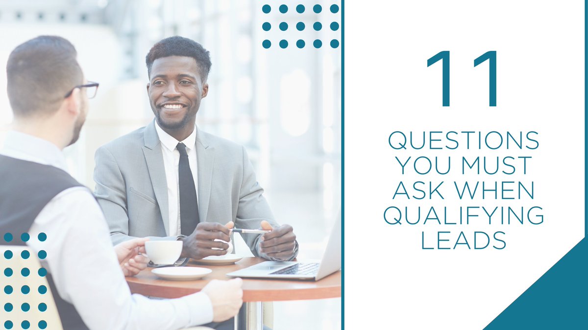 InnoVyne's tweet photo. As you qualify #leads you get a better understanding of their needs and have a higher chance of meeting them. Here are some questions you can ask your leads that will make your #sales process more successful.

Learn more: https://t.co/3rE1NNczLg

#salestips #salestraining #spm https://t.co/uJsZB0jUMS
