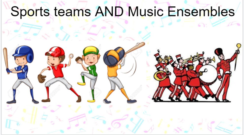 PHES_MusicRocks's tweet photo. In third grade this week, we will discuss how sports teams and music ensembles compare and contrast! #Teamwork #PHESpride #AACPSAwesome #MakingMusicRelevant https://t.co/wonpz4iVQf
