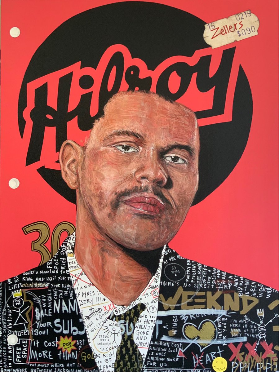 SbastienLaroc10's tweet photo. @theweeknd 
#jesuislapourtoi 

Cahier Hilroy: #TheWeeknd 

#art #artist #artcollector #popart #canadianart #hilroy #artcollectors #artcontemporain #artfan #artgallery #artintelectuel #artistsontwitter #ArtistOnTwitter #music https://t.co/7LmhiHiH6W