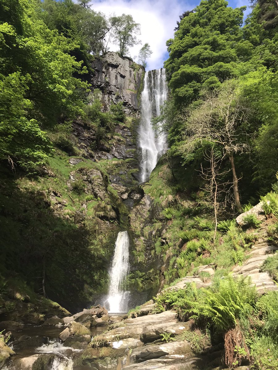 ragabond007's tweet photo. Beautiful Pistyll Rhaeadr waterfall in Berwyn national park https://t.co/UHmxMGwtqX