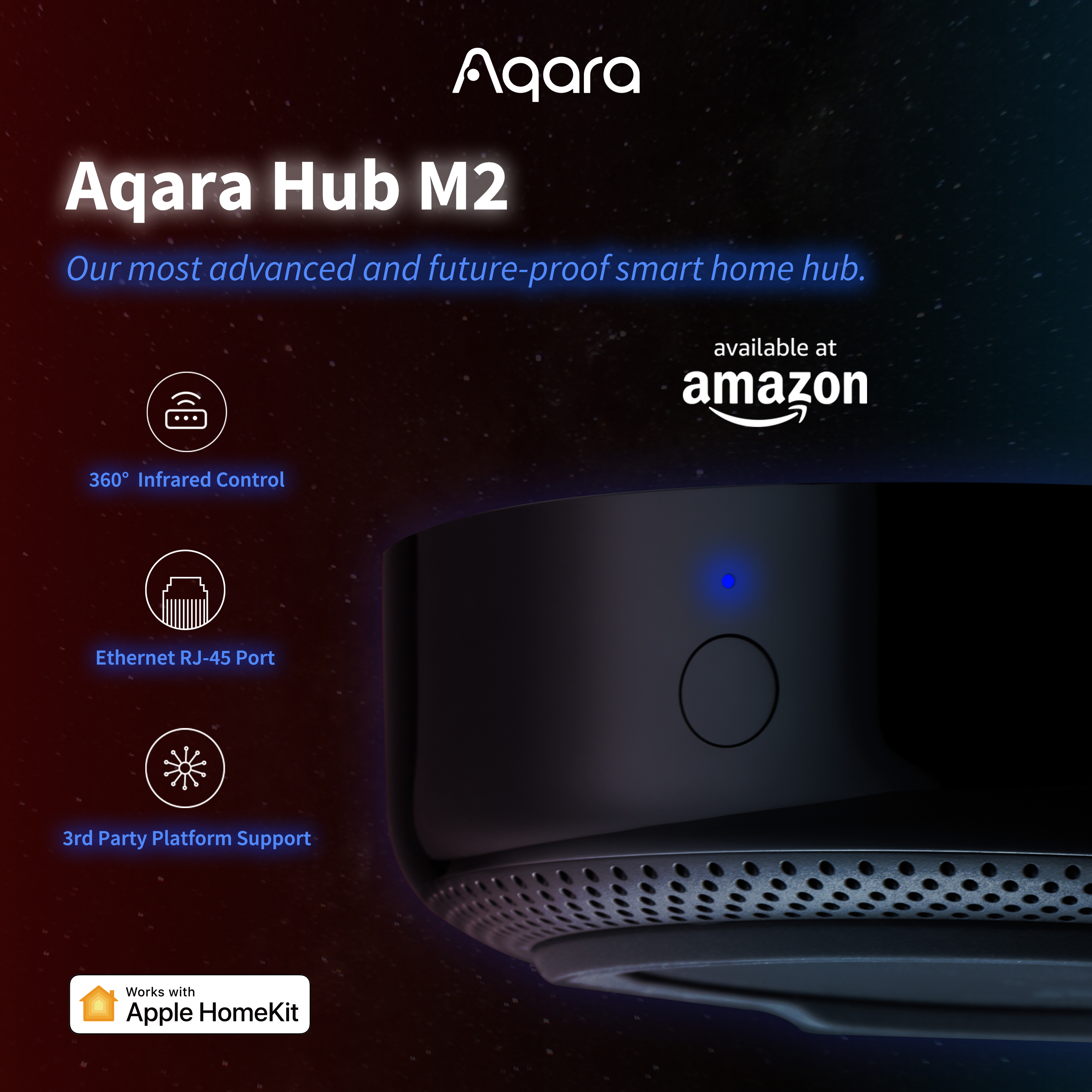 Aqara on X: We are excited to announce the Aqara Hub M2 is available on   US. To celebrate the launch, use code M2HUBRD1 for 15% off. Offer  valid until June 11