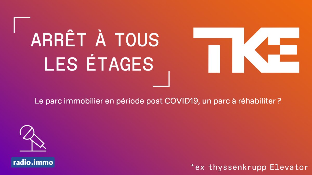 radio.immo (@radioimmo) on Twitter photo 🎙️ Épisode #1-Arrêt à tous les étages⎮C'est ce soir à 18h02 sur <a href="/radioimmo/">radio.immo</a>.
L'ordre du jour : Le parc immobilier en période post #COVID19, un parc à réhabiliter ?
👉 radio.immo/broadcast/9066… 🎙️ Épisode #1-Arrêt à tous les étages⎮C'est ce soir à 18h02 sur <a href="/radioimmo/">radio.immo</a>.
L'ordre du jour : Le parc immobilier en période post #COVID19, un parc à réhabiliter ?
👉 radio.immo/broadcast/9066…