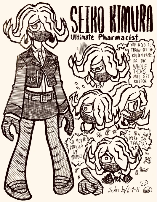 Seiko Kimura Doodles
#danganronpa #seikokimura 