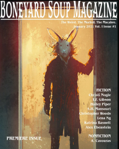 Today's listing of the day is: Boneyard Soup Magazine. duotrope.com/listing/31347/… #WritingCommunity
