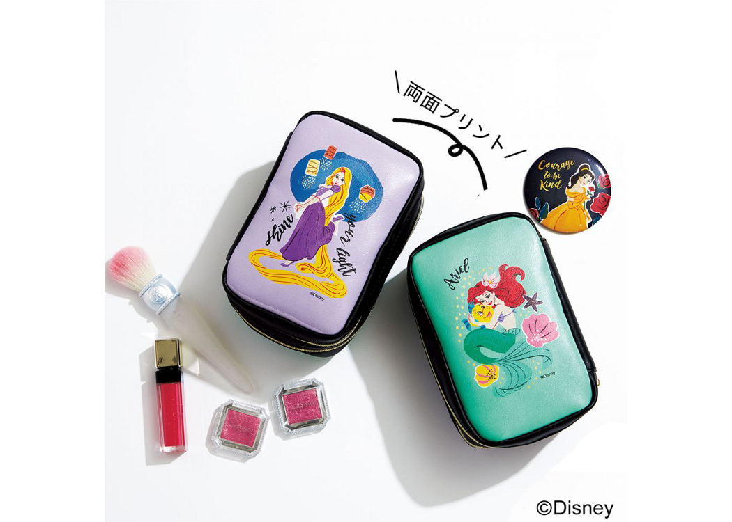 雑誌付録ダイアリー S Tweet セブン イレブン セブンネットショッピング限定 Sweet 8月号 増刊の付録は 人気プリンセス3人をデザインしたダブルジップポーチとミニミラーの2点セットです 雑誌付録紹介ブログ Sweet ディズニープリンセス ラプンツェル
