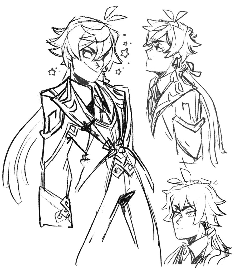 more zhongli's .... please get easier to draw 