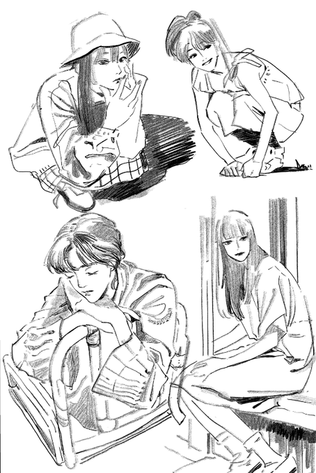 模写 